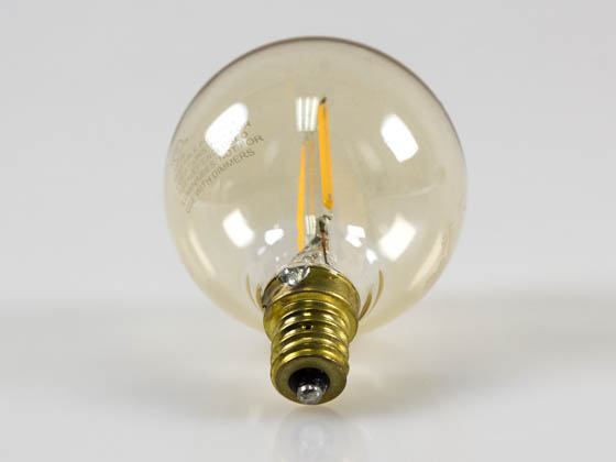 Bulbrite B776506 LED2G16/22K/FIL-NOS Dimmable 2W 2200K Vintage G16 Filament LED Bulb