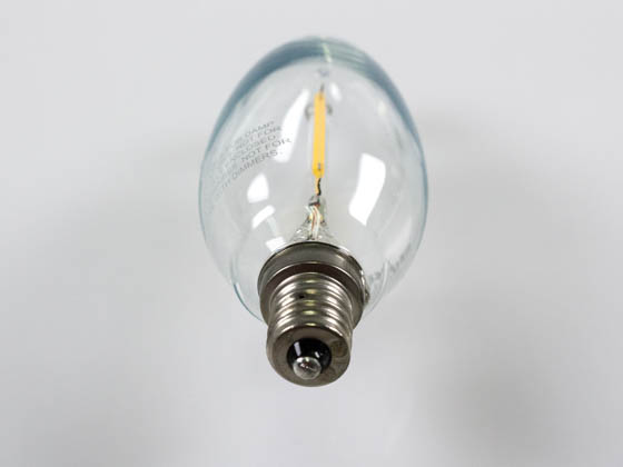 Bulbrite B776555 LED2B11/27K/FIL/E12 Dimmable 2W 2700K Decorative Filament LED Bulb