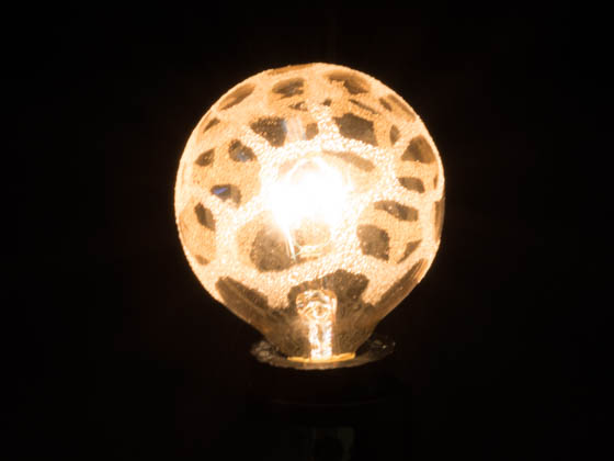 Bulbrite 144026 40G16/MAR/E12 40 Watt, 120 Volt Amber "Marble" Globe Bulb