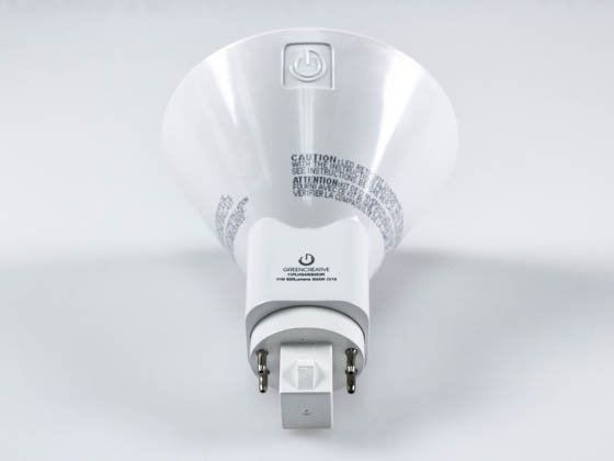 Green Creative 97670 11PLVG4/830/DIR 11W 4 Pin Vertical 3000K G24q LED Bulb, Uses Existing Ballast