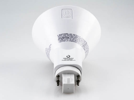 Green Creative 97673 11PLVG4/850/DIR 11W 4 Pin Vertical 5000K G24q LED Bulb, uses Ballast