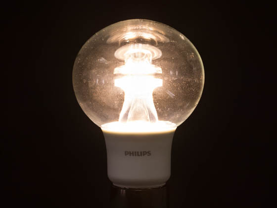 Philips Lighting 458802 7G25/LED/827-22/E26/DIM 120V Philips Dimmable 7W Warm Glow 2700K to 2200K G25 Globe LED Bulb