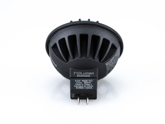 Philips Lighting 457556 8.5MRX16/LED/F35 4000 DIM AF Philips Dimmable 8.5W 4000K 35° MR16 LED Bulb, GU5.3 Base