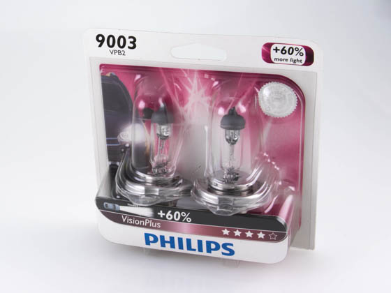 Philips Lighting 9003VPB2 9003VPB2 (H4 XP S2) Philips 9003, HB2, H4 VisionPlus High and Low Beam Headlight