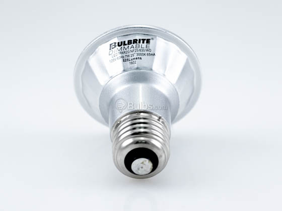 Bulbrite 772714 LED7PAR20/NF25/830/WD Dimmable 7W 3000K 25° PAR20 LED Bulb, Enclosed and Wet Rated