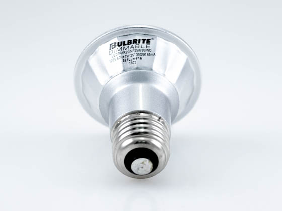 Bulbrite 772715 LED7PAR20/FL40/830/WD Dimmable 7W 3000K 40° PAR20 LED Bulb, Enclosed and Wet Rated