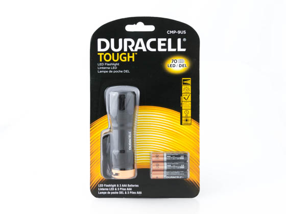 Duracell CMP-9US Tough Compact Pro Series 70 Lumens LED Flashlight