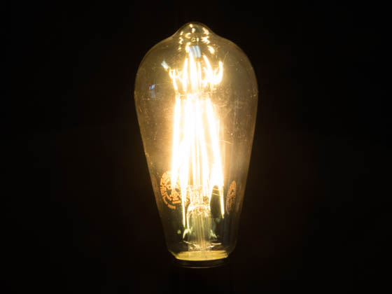 TCP LFST4025KAD Dimmable 5W 2200K Vintage Filament ST19 LED Bulb
