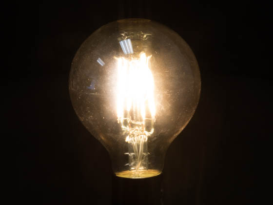 TCP LFG256025KAD Dimmable 5W 2500K Vintage Filament G25 LED Bulb