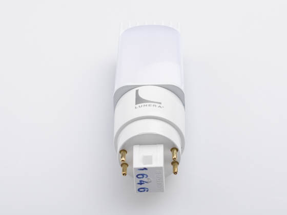 Lunera Lighting HN-H-G24Q-B-11W-830-G4 Lunera Dimmable 11W 4 Pin Horizontal 3000K G24q LED Bulb, Uses Existing Ballast