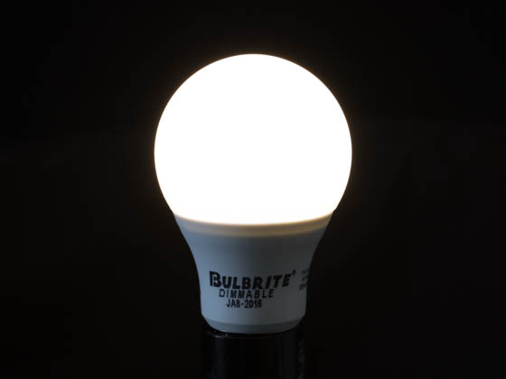 Bulbrite 774121 LED9A19/930/J/D/4PK Dimmable 9 Watt 3000K A19 LED Bulb 4PK, JA8 Compliant, Enclosed Rated