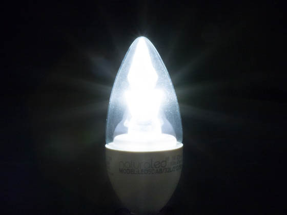 NaturaLED Dimmable 5W 5000K Decorative LED Bulb | LED5CAB/32L/E12/50K ...