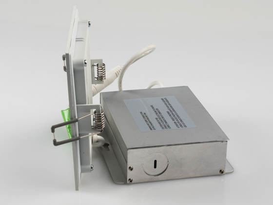 Lightolier FD4S07930TE1W Dimmable 11.6 Watt 4" Square 3000K Flat LED Downlight