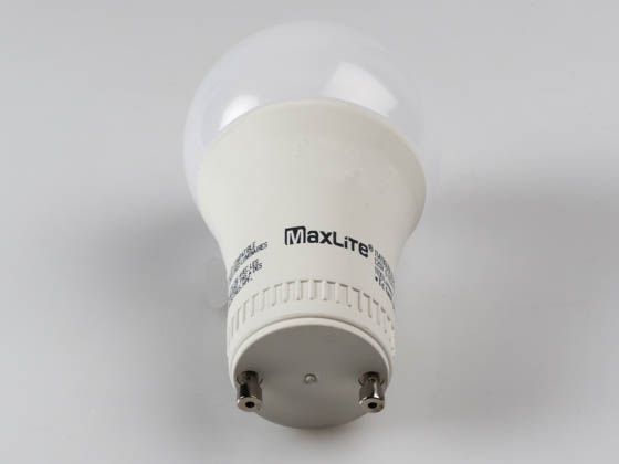 MaxLite 1409243 9A19GUDLED40/G5 Dimmable 9W 4000K A19 LED Bulb, GU24 Base