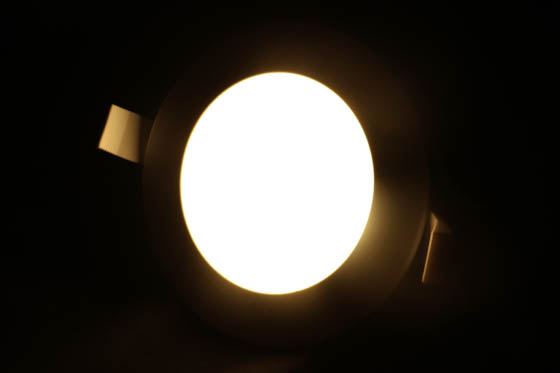 Bulbrite 773105 LED8JBOXDL/4/827/WHRD/D Dimmable 4" 8.5W 2700K LED Downlight, No Recessed Can or J-Box Needed