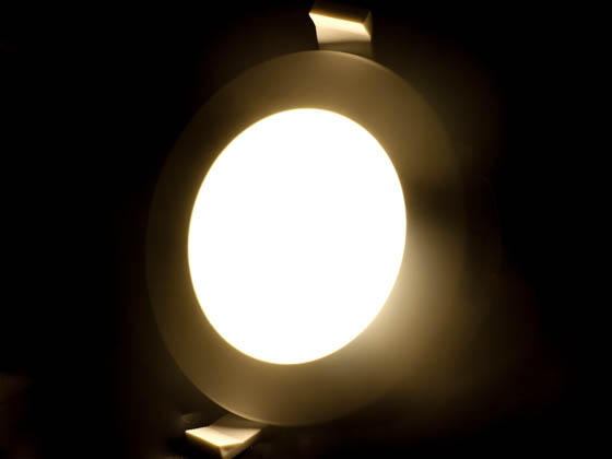 Bulbrite 773106 LED8JBOXDL/4/830/WHRD/D Dimmable 4" 8.5W 3000K LED Downlight, No Recessed Can or J-Box Needed