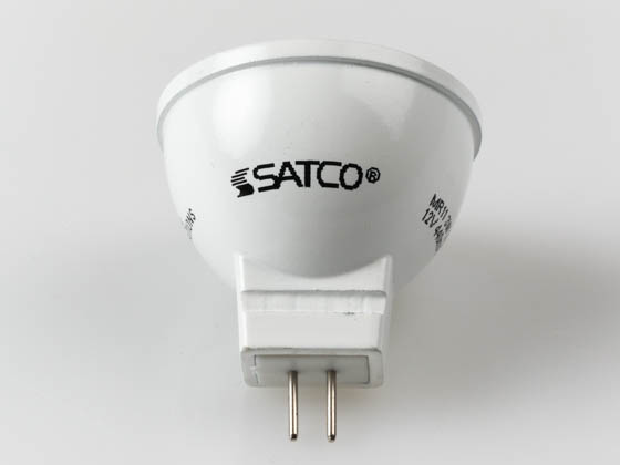 Satco Products, Inc. S9280 3MR11/LED/25'/2700K/12V Satco Non-Dimmable 3W 2700K 25° MR11 LED Bulb, GU4 Base, Enclosed Fixture Rated