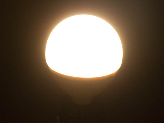 MaxLite 101459 5G16.5DLED27 Maxlite Dimmable 5W 2700K G-16.5 Frosted Globe LED Bulb, E12 Base