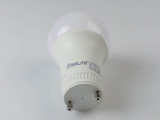 MaxLite 14099412 E11A19GUDLED30/G6 Maxlite Dimmable 11W 3000K A19 LED Bulb, GU24 Base, Enclosed Rated
