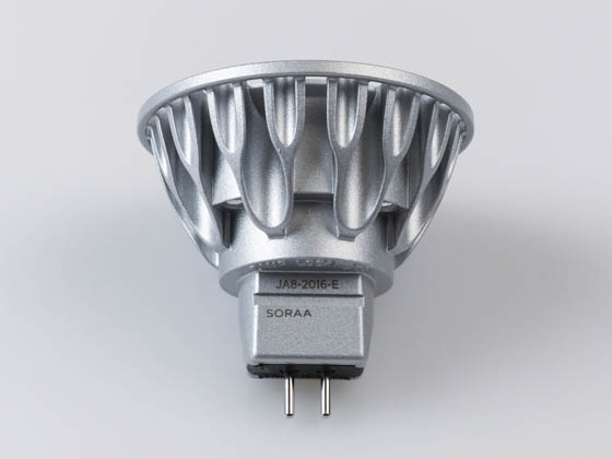 SORAA 00935 SM16-07-25D-930-03 Soraa Dimmable 7.5W, 12V, 95 CRI, 3000K, Enclosed Fixture Rated 25° MR16 LED Bulb, GU5.3 Base
