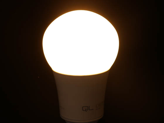 QLS LA19D7527E Dimmable 11.5W 2700K A19 LED Bulb, Enclosed Rated
