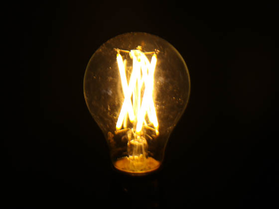 Bulbrite 776613 LED8A19/27K/FIL/3 Dimmable 8.5W 2700K A19 Filament LED Bulb, Enclosed and Wet Rated