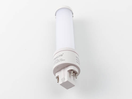 MaxLite 76609 6PLG24QLED30 Maxlite Non-Dimmable 6W 4 Pin 3000K G24q LED Bulb, Ballast Bypass