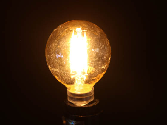 Philips Lighting 470427 4.5G16.5/AMB/820/E12/CL/DIM Philips Dimmable 4.5W 2200K Vintage G-16.5 Filament LED Bulb, Outdoor and Enclosed Rated