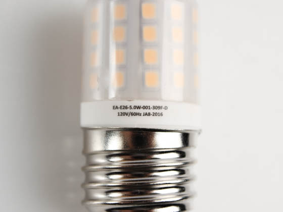 1 Pcs 550 Lumens EmeryAllen EA-E26-5.0W-001-309F-D JA8 Compliant Dimmable Medium Base LED Fan Light Bulb 120V-5Watt 60W Equivalent 3000K