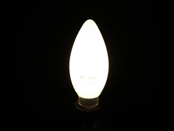 Bulbrite 776888 LED5B11/30K/FIL/M/3 Dimmable 5W 3000K Decorative Filament LED Bulb, Enclosed Fixture Rated