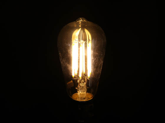 Bulbrite 774139 LED8ST18/30K/FIL/2/JA8 Dimmable 8.5W 3000K 90 CRI ST18 Filament LED Bulb, JA8 Compliant, Outdoor and Enclosed Rated