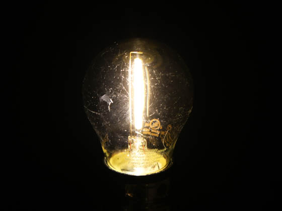 Philips Lighting 543165 3A15/MOD/840/E26/CL/GL/DIM Philips Dimmable 3W 4000K Smokey Finish Filament A15 LED Bulb, Wet Rated