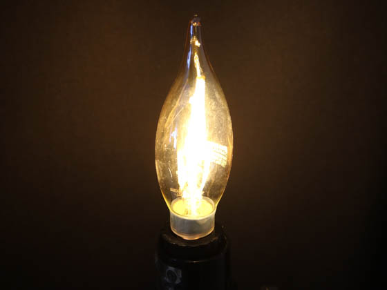 Bulbrite Dimmable 2.5W 2100K Vintage Decorative Filament LED Bulb ...
