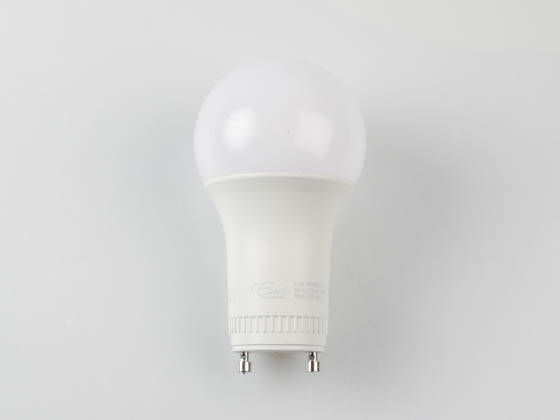 Euri Lighting EA19-8W2000eG-2 Dimmable 8W 3000K A19 LED Bulb, GU24 Base, Enclosed Fixture Rated