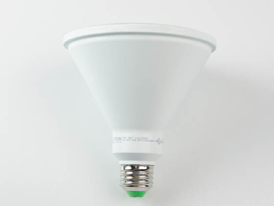 TCP RLP3814GR Non-Dimmable 10W Green 40° PAR38 LED Bulb, Outdoor Rated