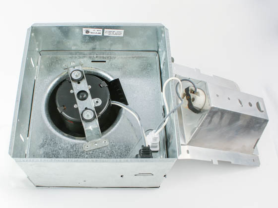 Value Brand BFV110LED Bath Fan LED 110CFM 110 CFM 4" Duct With Integrated 12W LED Light Square 120V