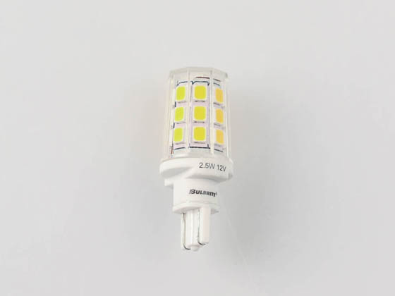 Bulbrite 770594 LED2WEDGE/27K/12 Non-Dimmable 2.5W 12V/24V 2700K T3 Wedge Base LED Bulb