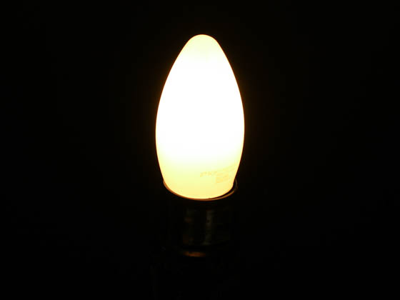 TCP FB11D6024E26SFR92 5W Dimmable B-11 AmberGlow LED 24K Filament Lamp Frosted Finish, E26 Base