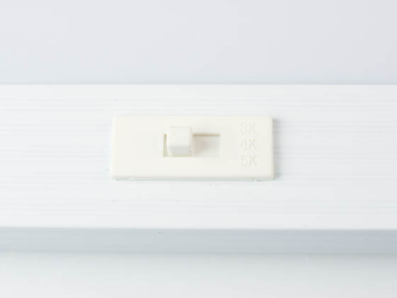 TCP CAB36UCCT Dimmable 36" 12 Watt White Color Selectable (3000K/4000K/5000K) LED Undercabinet Light Fixture, Power Cord Included