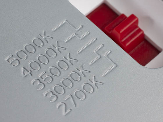 Satco Products, Inc. S11869 13WLED/6/CFR/CCT/SLF/RD/FL/RND Satco Fire Rated 6" Slim LED Downlight 13W Color Selectable 90 CRI 120-277V