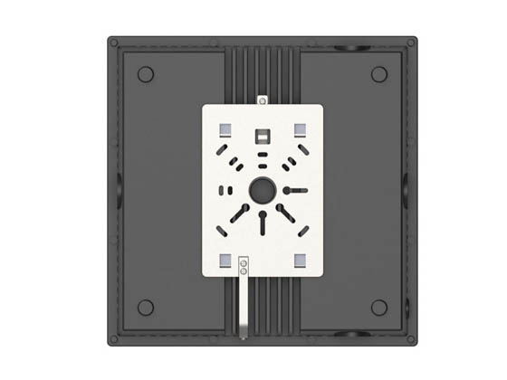 NaturaLED 9546 FX13SCM100SW/8CCT3/BK Wattage & Color Selectable LED Canopy Fixture, 400 Watt Equivalent