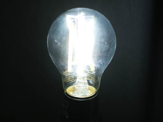 Bulbrite 290125 SL8WA19/90/W/CL/1P Solana 8 Watt White Color Adjustable Clear Filament A19 LED Bulb