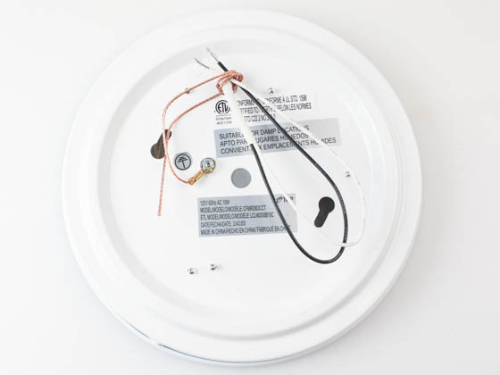 TCP CFMRD8DCCT Dimmable 10 Watt 8" Color Selectable Flush Mount LED Ceiling Fixture