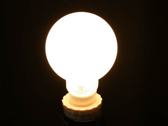 Bulbrite 776943 LED4G16/27K/FIL/M/4 4W G-16 LED Globe Bulb, Milky White Finish, 2700K, 90 CRI, E12 Base