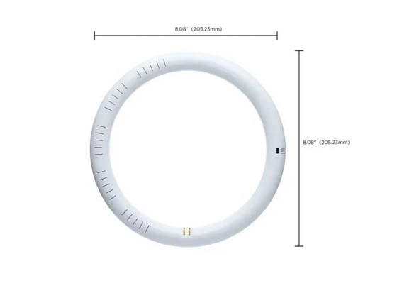 Satco Products, Inc. S16510 FC8T9/LED/CIR/CCT/DM/A-B Satco 11W 8" Color Select Circline LED Bulb, Type A or B Installation