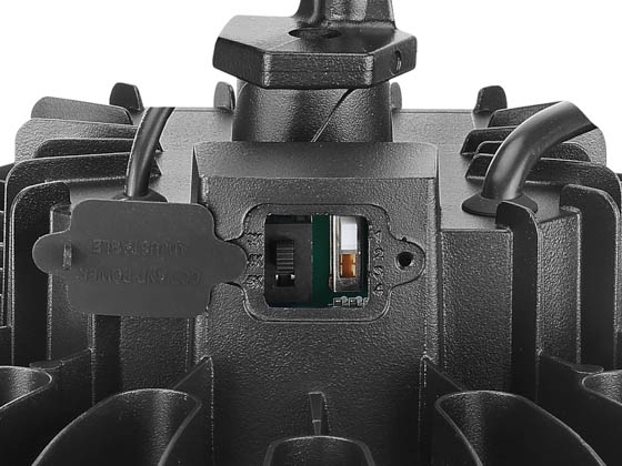 Contractor Choice RHB-45535 RHB-150W-DDK-CR UFO High Bay Fixture Wattage (60/90/120/150W) and Color Selectable Includes Control Ready Port