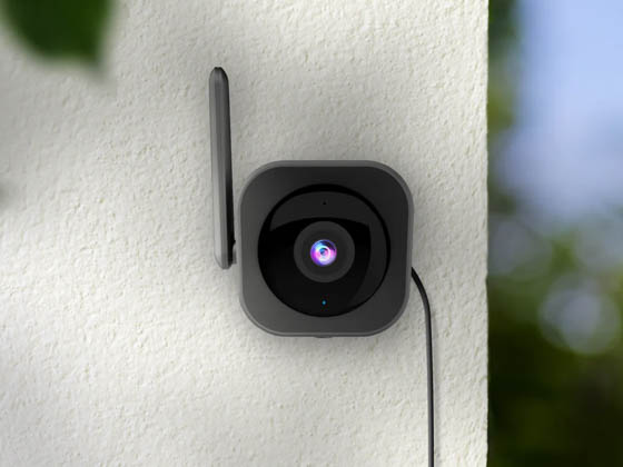 Feit Electric CAM/WM/WIFI2 CAM/WM/WIFI Outdoor Plug-In Wall Mount Smart Wi-Fi Camera