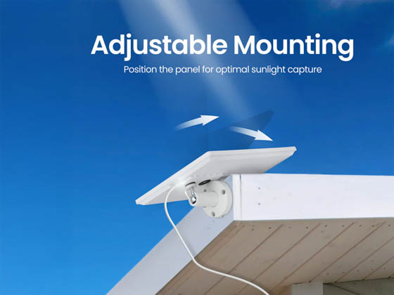 Feit Electric PANEL/SOL/CAM Feit Solar Panel for Smart Camera, Continuous Charger