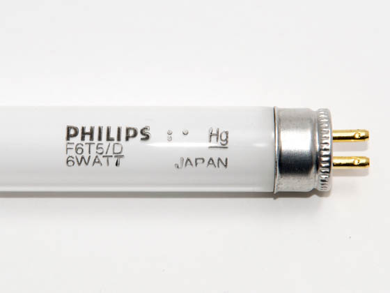 Philips Lighting 332429 F6T5/D (DISC w/o Sub) Philips 6 Watt, 9 Inch T5 Daylight Fluorescent Bulb