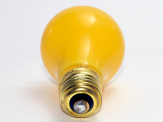 Bulbrite 103040 40A/YB (130V) 40W 130V A19 Yellow Bug Light, E26 Base